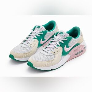 Nike Air Max Excee Sneakers Green Pink Cream Women’s Size 10